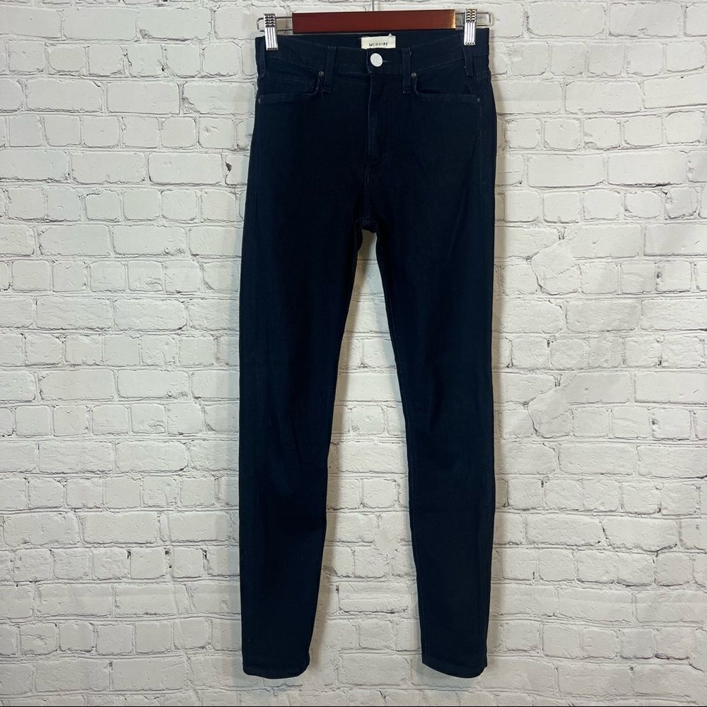 MCGUIRE Newton High Waist Skinny Jeans size 25 Dark Wash